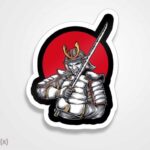 استیکر/ برچسب 22 Ghost of Tsushima