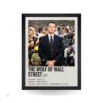 تابلو و پوستر The Wolf of Wallstreet - مدل Infographic