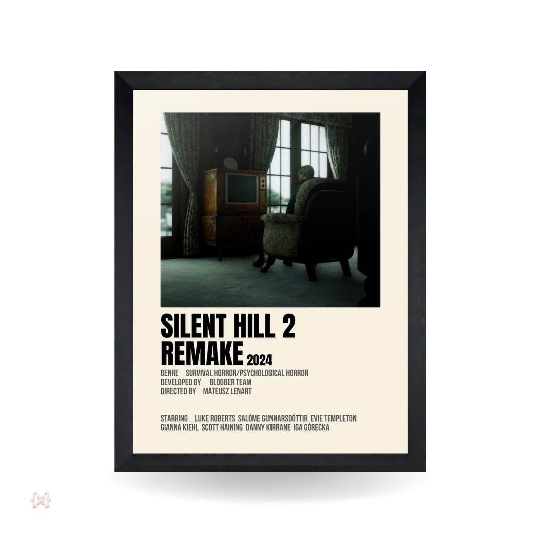 Minimal Nerdvana (124) تابلو و پوستر Silent Hill 2: Remake - مدل Infographic - تصویر 1