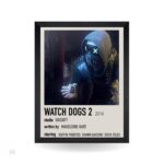 تابلو و پوستر Watch Dogs 2 - مدل Infographic