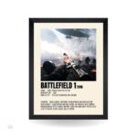 تابلو و پوستر Battlefield 1 - مدل Infographic اینفوگرافیک