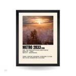 تابلو و پوستر Metro 2033 - مدل Infographic اینفوگرافیک