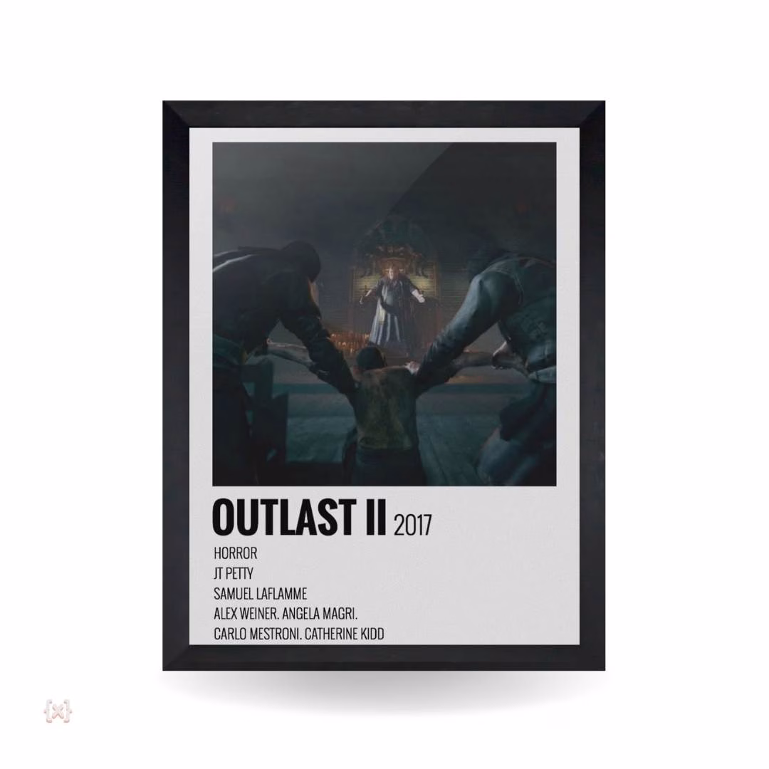 minimal nerdvana (23) تابلو و پوستر OUTLAST II - مدل Infographic اینفوگرافیک - تصویر 1