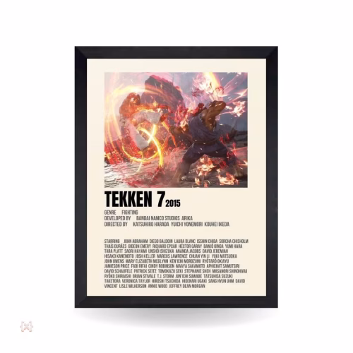 تابلو و پوستر Tekken 7 - مدل Infographic