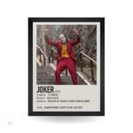 تابلو و پوستر فیلم Joker - مدل Infographic