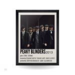 تابلو و پوستر سریال Peaky Blinders - مدل Infographic