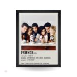 تابلو و پوستر Friends - مدل Infographic