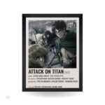 تابلو و پوستر Attack on Titans - مدل Infographic