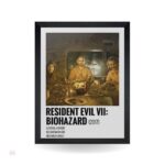 تابلو و پوستر Residen Evill VII - مدل Infographic