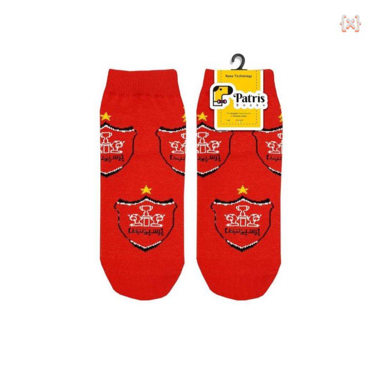 47 جوراب ساق کوتاه طرح پرسپولیس - تصویر 1