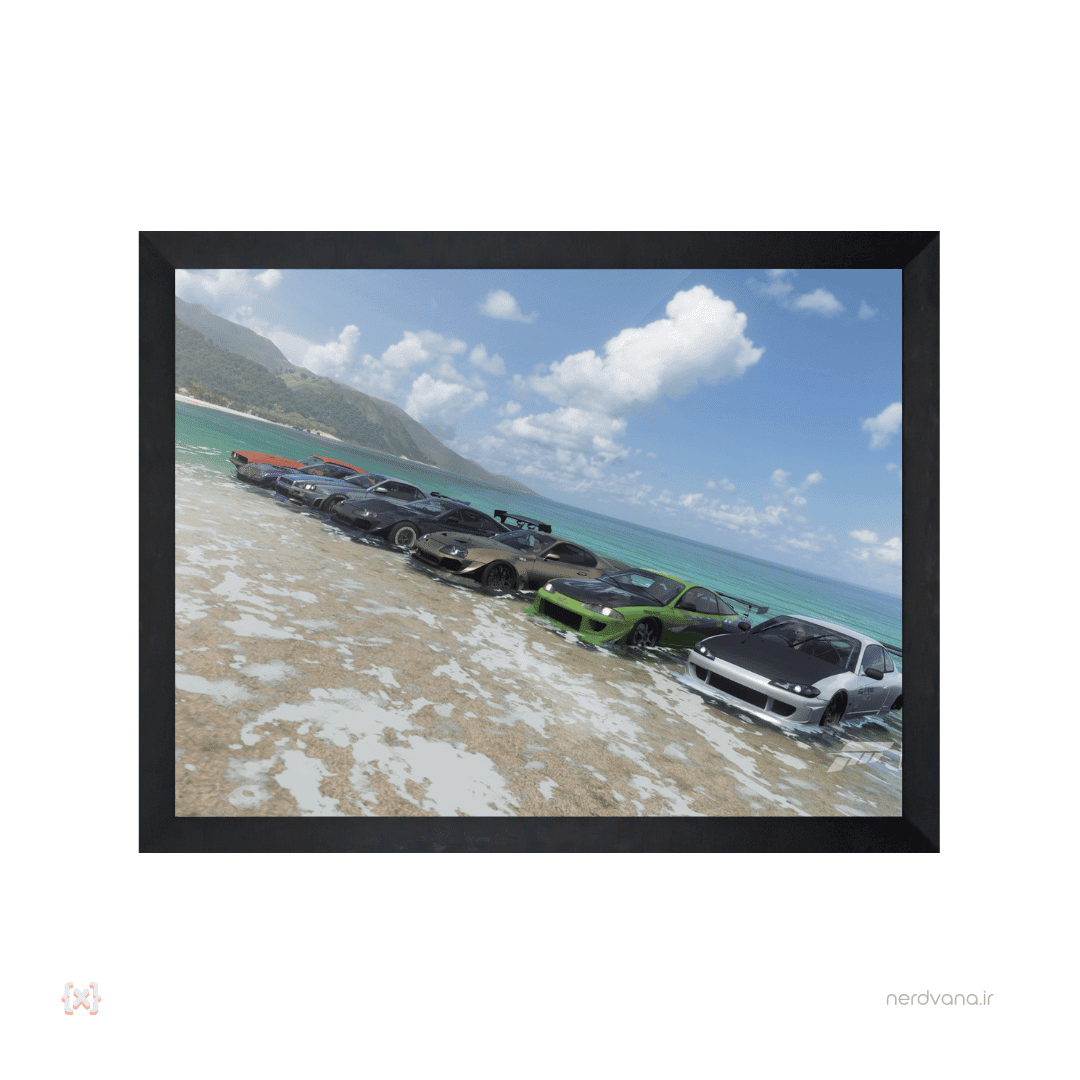 Forzahorizo-Nerdvana (19) تابلو و پوستر - Forza Horizon - لب ساحل - تصویر 1