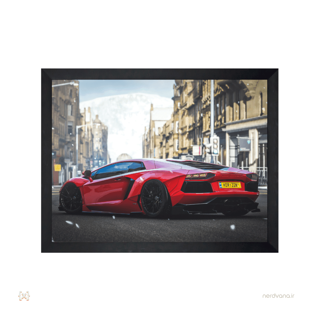 Forzahorizo-Nerdvana (23) تابلو و پوستر - Forza Horizon - به رنگ رقیب - تصویر 1