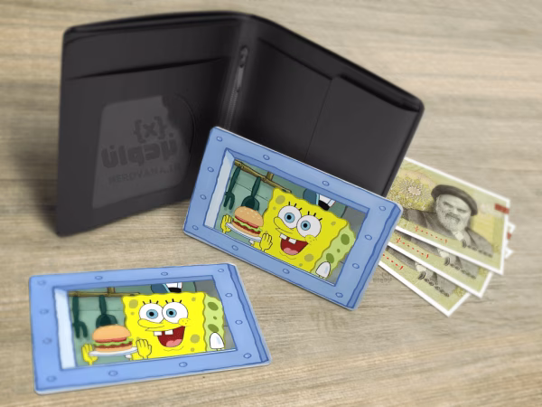 استیکر کارت بانکی - طرح باب اسفنجی - 2 SpongeBob - تصویر 3
