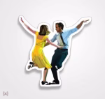 استیکر/ برچسب la la land