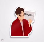 استیکر/ برچسب Sarcasm