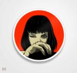 استیکر/ برچسب Pulp Fiction