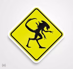 استیکر/ برچسب Xenomorph