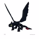اکشن فیگور بی دندون - Toothless - 🔮 چاپ 3d