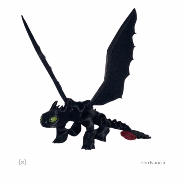 اکشن فیگور بی دندون - Toothless - 🔮 چاپ 3d - تصویر 1